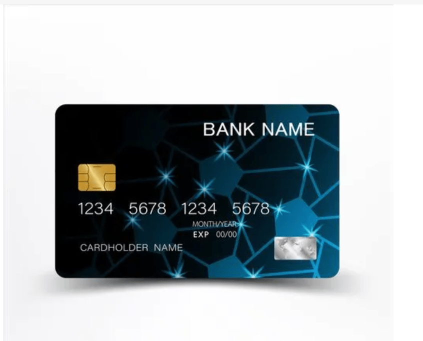  bank payment card design